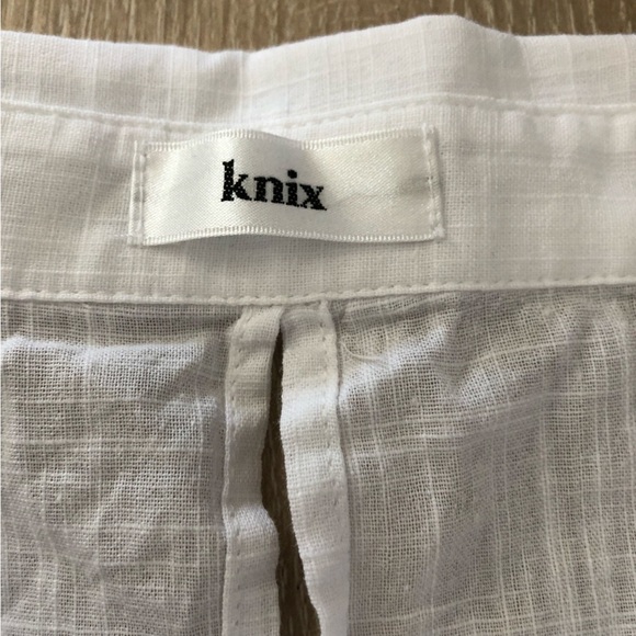 Knix Oversized Beach Coverup Shirt in White Size XL - Picture 10 of 11